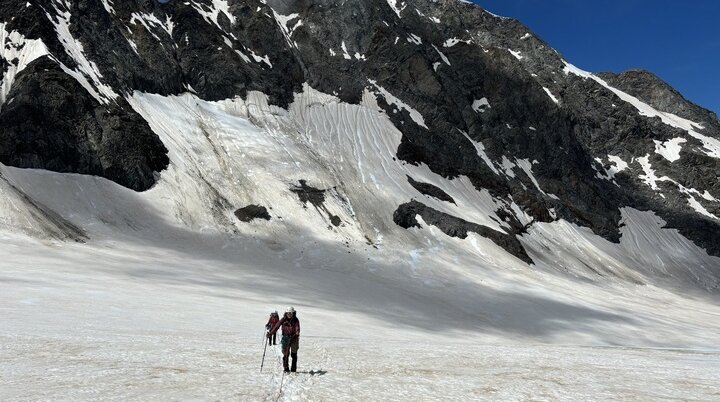 Unterwegs auf dem Gletscher | © Ines Kawohl